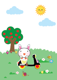 Simple cute rabbit theme