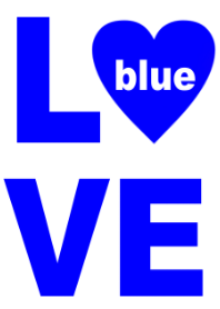 LOVE blue(simple heart)