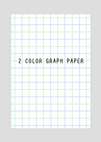 2 COLOR GRAPH PAPER/GREEN&PURPLE/GRAY