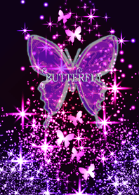 キラキラ♪花火蝶