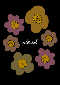 Black Nordic style flowers8 from Japan