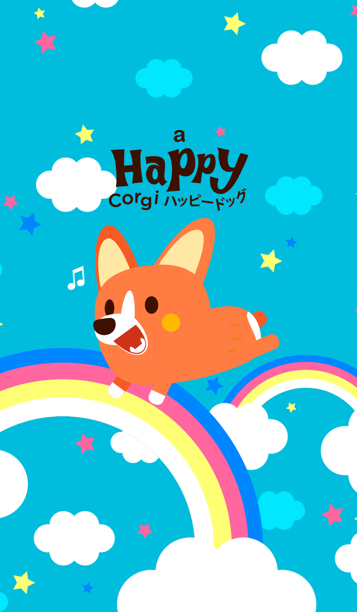 Corgi Rainbow