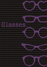 Simple glasses + purple
