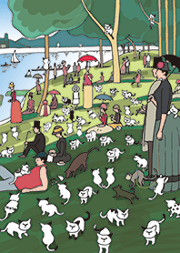 Search for Ponge! Seurat La Grande Jatte