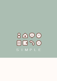 シンプル（beige green)V.442