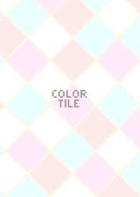 Pixel color tile
