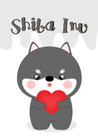 Love Love Black Shiba Inu