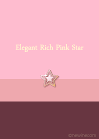 Elegant Rich Pink Star