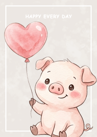 Pig/Marble/Beige