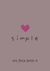 ハート64 FR13 ショコラ ブラウン2-4