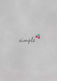 櫻桃 水彩'暗灰色'