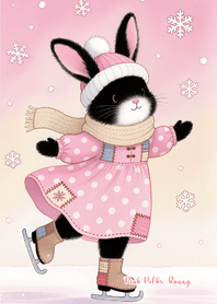 Pink Polka Bunny