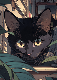 深藏不露的神秘黑貓❤