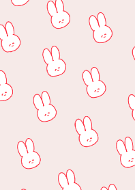 うさぎを量産ミニ♡赤/レッド