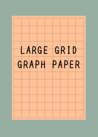 ORANGE-BLACK GRAPH PAPER/DUSTY GREEN