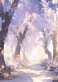 紫花樹隧道❤️