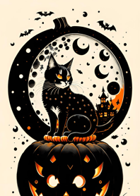 halloween cat F0F05D