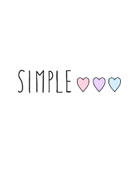 simple pastel cute heart theme