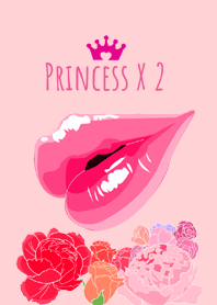 プリンセス x 2: リップ メイク