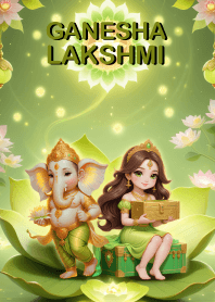 Ganesha Lakshmi, wealth,Happy