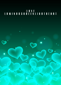 LOVE LUMINOUS GREEN LIGHT HEART