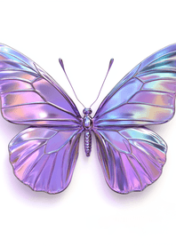 Wishcore Orange Y2K Butterfly