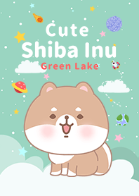 misty cat-Shiba Inu Galaxy green lake