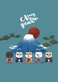 neko new year / neil blue