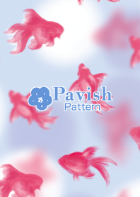 Swimming goldfish -Pavish Pattern-