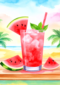 Tropical watermelon drink! Vol.1