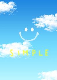 空と雲スマイル。