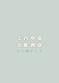 シンプル（beige green)V.512