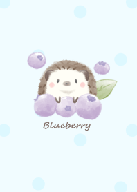Hedgehog and Blueberry -blue- dot