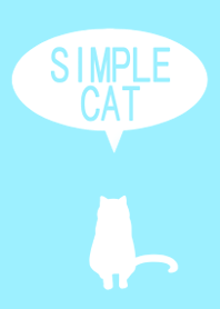 Theme of simple cat LIGHT BLUEver
