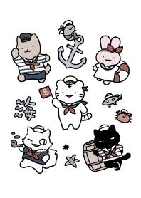 White tiger and Black tiger(marine)