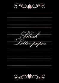 Black Letter paper *GLOSSYPINK 12*