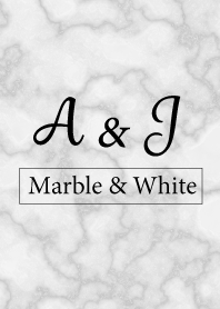 A&J-Marble&White-Initial