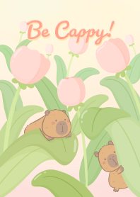 Be Cappy! : pink tulips