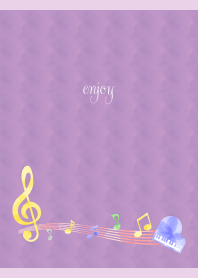 day for music on light purple