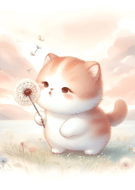 Cute Cat and Beautiful Nature V.17