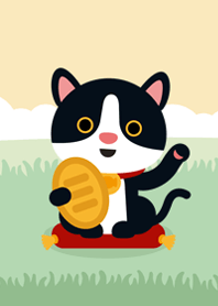 黒猫動く~