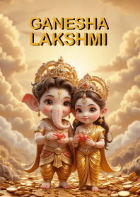 Ganesha&Lakshmi : wish fulfillment,