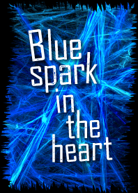 Blue spark in the heart !