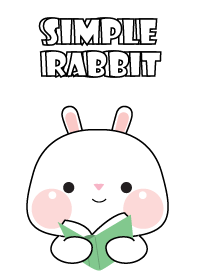 Simple Cutie White Rabbit Theme