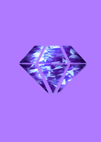 Golden luck purple diamond