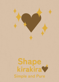 kirakira heart Sepia