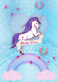"Spiritual" happy unicorn 2 J