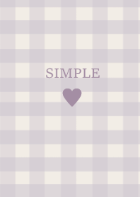 SIMPLE HEART_check kusumipurple(JP)