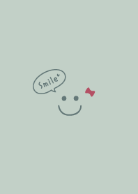 リボン<くすみグリーン>