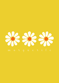 SIMPLE MARGUERITE - YELLOW -